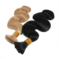 Paquetes de Cabello Humano Virgen 15A con Ondas Suaves, 100% Virgen Vietnamita, Negro Natural, para Mujeres, Cabello Grueso y Denso, Doble Trama a Máquina, Permanente