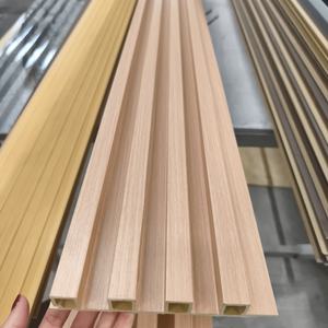 Paneles de Pared de PVC Tonywood, Paneles de Pared WPC, Panel de Pared Interior de Plástico, Madera de Teca Decorativa, Revestimiento de Pared Acanalado - Product Image 3