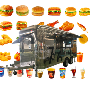 Remolque de Comida Móvil OEM, Carrito de Comida Callejera al Aire Libre con Cocina Completa, Carrito de Hot Dogs Personalizado - Product Image 2