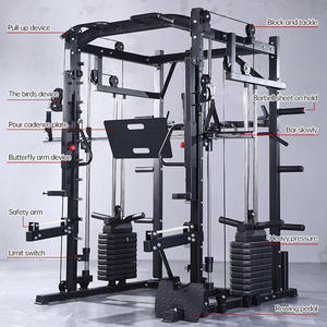 MNS-fitness Machine Smith Commerciale, Équipement d'Entraînement de Force Multifonction Tout-en-un, Rack de Squat en Acier - Product Image 3