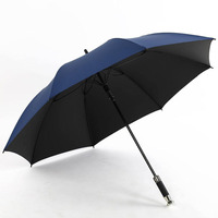 Parapluie de golf moderne en gros, grand format, coupe-vent, style Rolls Royce, haute qualité, impression de logo personnalisé, diamètre 120 cm