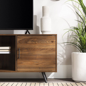 Hot Selling Wooden <strong>TV</strong> Stand with 2 Small Cabinets Storage and <strong>Shelves</strong> Modern Style Table <strong>for</strong> Living Room and Bedroom - Product Image 6