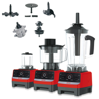 RAF R.2952 8-in-1 Elektrische Blender 2800W 20000 RPM 2,5L Kan 2L Snijbak 0,8L Molen Snelle Start Gemakkelijk Schoon te Maken Laag Geluidsniveau Keukenapparaat
