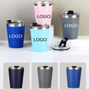 Wholesale 450Ml Double Wall Stainless Steel Vacuum Coffee Beer Lid Customized Logo <b>Reusable</b> Travel Mug Promotional Gift <b>Cup</b> - Product Image 5