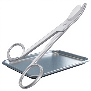 Ciseaux chirurgicaux courbés en acier inoxydable, instrument manuel pour salle d'opération, classe I, certifié CE - Product Image 5