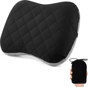 Airplane Sleep Soft TPU Outdoor Travel Air Pillow Lightweight Foldable Camping Inflatable Pillow