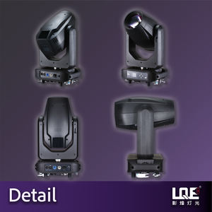 LQE 380W 3 en 1 Cabeza Móvil Láser Beam Spot Wash CTO 2-40 Zoom para Discoteca, Montaje Colgante, DMX RDM Ra90 7800K Aleación de Aluminio - Product Image 1