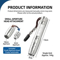 DUNFBIRD JY36XD Lampe torche UV 395NM pour la détection de contrefaçons de pierres précieuses et l'inspection de la fluorescence du jade, destinée aux acheteurs de bijoux