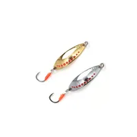 1 OUTKIT Mini leurre de pêche 2.5g3.5g cuillère métal leurres Spinnerbait Minnow petit poisson simple crochet gabarit flux truite appâts Pesca chaud