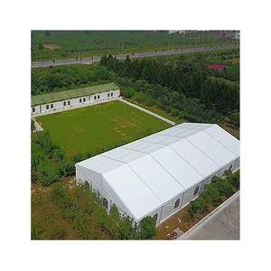 Nhà Máy bán hàng trực tiếp 500 chỗ ngồi tiệc cưới sự kiện lều lớn công nghiệp kho lều với cửa sổ nhà thờ - Product Image 4