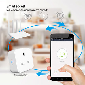 Vấn đề US/UK/EU <span class=keywords><strong>wifi</strong></span> thông minh cắm ổ cắm với bộ đếm thời gian tuya & Alexa điều khiển bằng giọng nói HomeKit ứng dụng điều khiển - Product Image 4