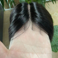Vente en gros Dsoar Transparent HD 4x4 5x5 Lace Closure Fait main Cheveux humains vierges brésiliens Remy Cuticules alignées pour femmes noires Échantillon gratuit