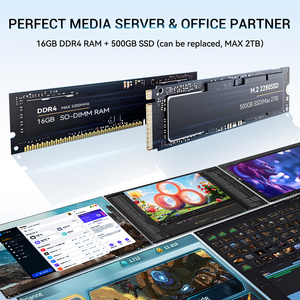 Intel N100 Mini PC Công Nghiệp Computer-1U Giá Máy Chủ Với <span class=keywords><strong>Windows</strong></span> Hỗ Trợ 8-Core CPU SSD Lưu Trữ Gddr4 Bộ Nhớ Video - Product Image 4