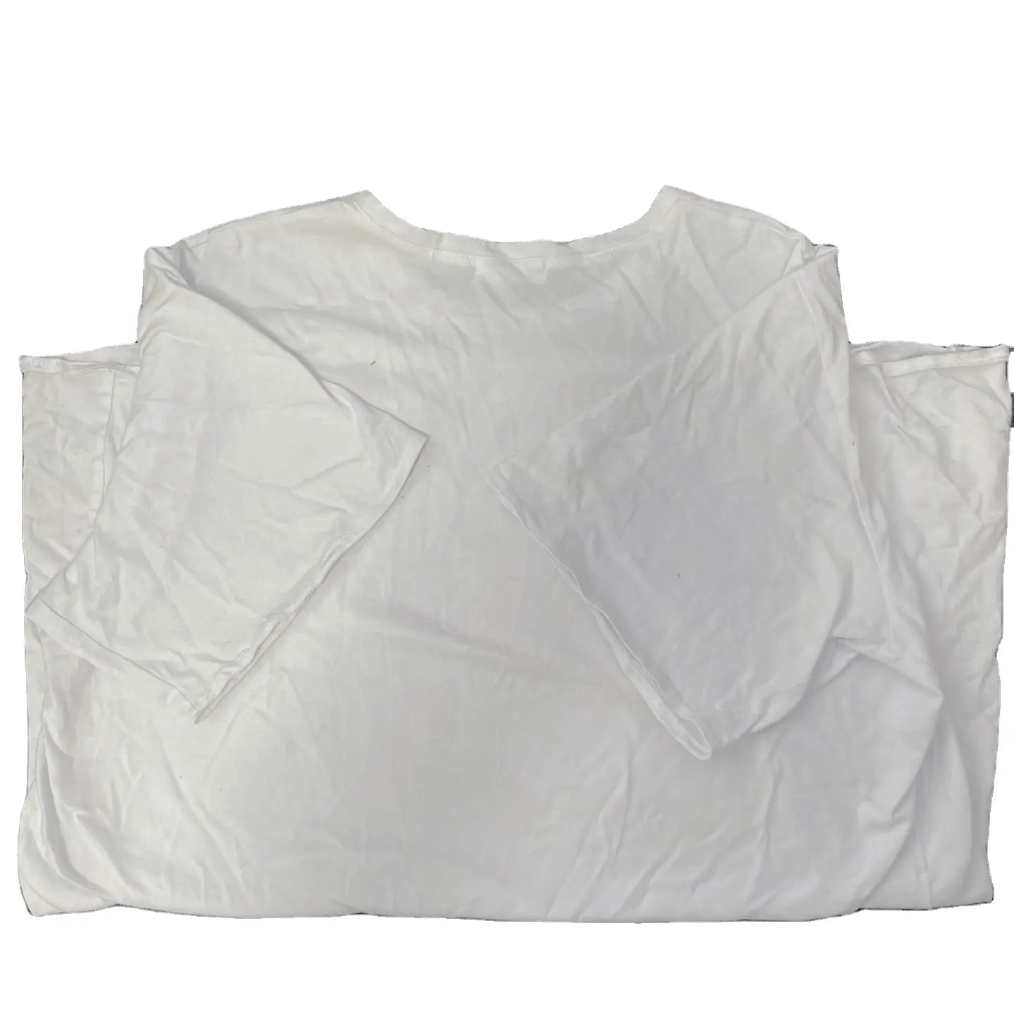 Stracci per pulire in cotone bianco di alta qualità 20-60cm 10kg balle lavaggio industriale straccio colore bianco maglietta mista cotone