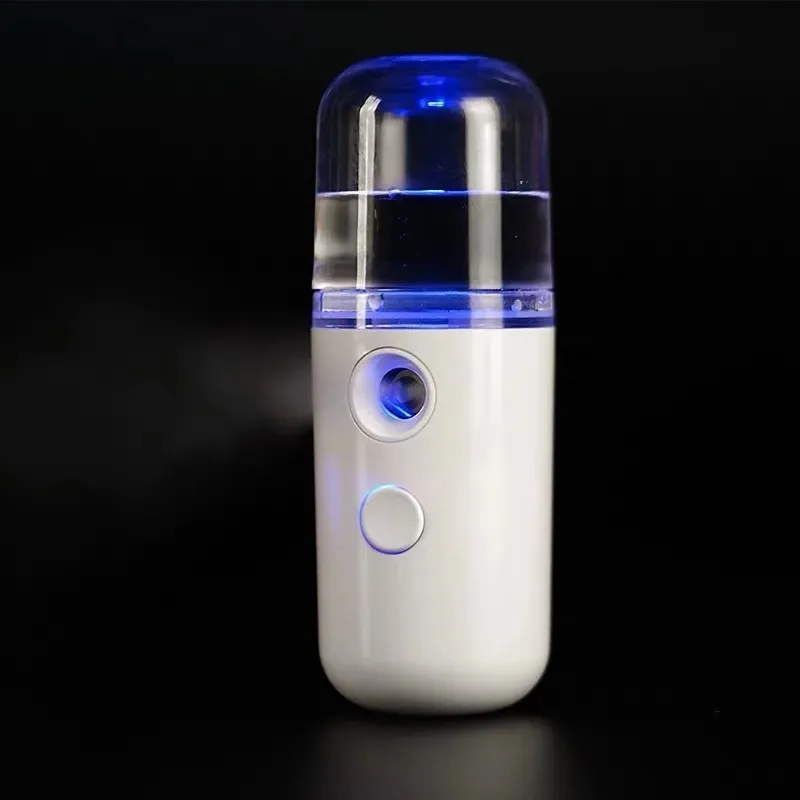 Serin Mist Maker sisleyici nemlendirici 30ml taşınabilir şarj edilebilir küçük kablosuz Nano kişisel yüz püskürtücü