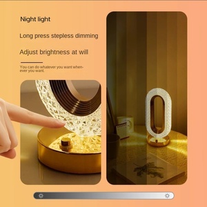 Lampe De Table De Restaurant Sans Fil Européenne Rechargeable USB Sans Fil Chargement Lampe De Table LED De Luxe Or Dîner Bureau Lampe De Table Lumière - Product Image 6