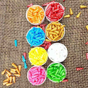 Bouteille de 100g de perles dorées brillantes comestibles, outils de <span class=keywords><strong>décoration</strong></span> de gâteaux, paillettes pour gâteaux, pour les fournisseurs de cupcakes au chocolat - Product Image 4