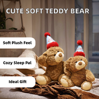 Ours en peluche doux avec rembourrage en coton PP et détails brodés - Cadeau d'anniversaire mignon pour petite amie, ours câlin pour dormir