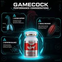 Vitamines de compétition Fighter King B15 pour la construction sanguine et l'apport en oxygène, 60 capsules, absorption rapide, pour l'os et les muscles des poulets de combat