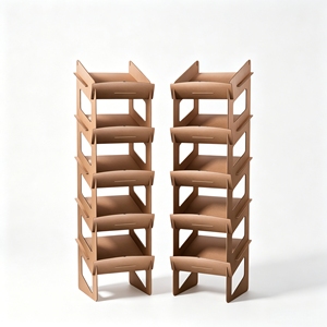 Expositor de Madera Contrachapada Desmontable, Estante de Pie para Exhibición de Alimentos y Snacks en Supermercados - Product Image 1