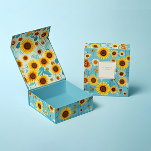 Boîtes rigides 3D en matériaux recyclés - Emballage cadeau surprise pour les fêtes, Noël, la Saint-Valentin, les occasions romantiques - Product Image 3