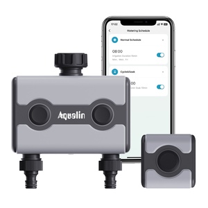 2 Zones Outdoor Watering <b>Timer</b> Programmable Smart Controller with Remote, Rainproof Eco-Friendly for & Drip System - Product Image 1
