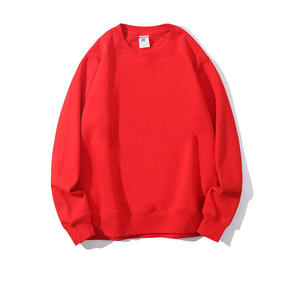 Logo personnalisé brodé impression unisexe coton surdimensionné pull col rond sweat hommes Hoodies & Sweatshirts - Product Image 5