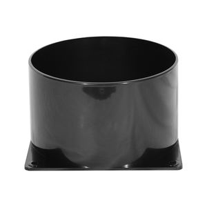 גובה איכות אוורור קיר פלסטיק עגול צירי מאוורר הפחתת מקורבות צינור מחבר 120mm פלסטיק מקורבות כיכר כדי עגול - Product Image 3