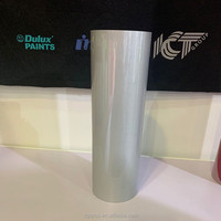 Vinilo de Transferencia de Calor de Silicona Mate Plateado de 0.2MM para Ropa, 50cm de Ancho, para Láser o Plotter