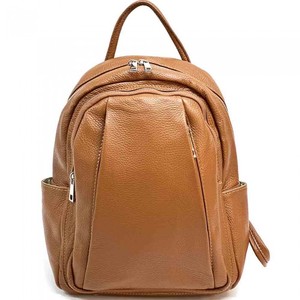 Women Stylish Genuine Leather <b>Backpack</b> Designed with Functional Multi Pocket Layout Zipper Closure for School Travel Office Work - Product Image 6