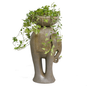 Creative Elephant <b>Flower</b> <b>Pot</b> Outdoor Garden Decoration <b>Large</b> Animal Planter Courtyard Ornament - Product Image 5