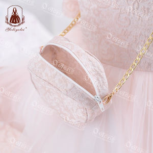 Robe d'été en Jacquard pour filles, motif floral, avec sac, pour anniversaire, <span class=keywords><strong>2023</strong></span> - Product Image 6