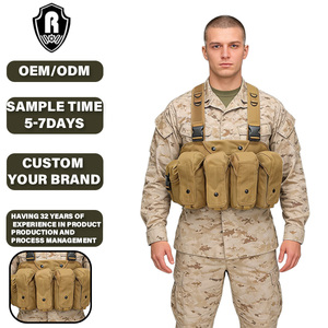 Groothandel Roewe Tactische Vest met MOLLE-systeem, snel los te maken, lichtgewicht borsttuig met zakken, ONE SIZE FITS ALL voor training - Product Image 1