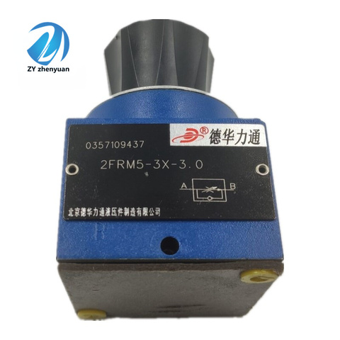 Zhenyuan Hydraulic Flow Control Valve 2FRM 2FRM5 2FRM6 2FM10 2FRM16 Series 2FRM6A36-34/0.2QWV R900757849 2FRM6A76-20/1.5QM