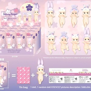 Nuevas figuritas decorativas transparentes <span class=keywords><strong>de</strong></span> Ángel Sakura transfronterizas, juego <span class=keywords><strong>de</strong></span> pegatinas para teléfono, en Stock, venta al por mayor, con animales congelados - Product Image 3