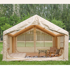 Grande <span class=keywords><strong>tente</strong></span> de camping à double porte Colonnes d'air épaisses pour rester pendant la nuit <span class=keywords><strong>Tente</strong></span> <span class=keywords><strong>gonflable</strong></span> de luxe pour l'extérieur - Product Image 1
