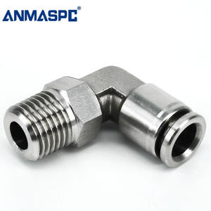 <span class=keywords><strong>Pl</strong></span> Snelle Aansluiting L Type Slang Push-In Elleboog Connector Draaibaar Mannelijk X 10Mm Pijp Od Pneumatische Fitting - Product Image 2