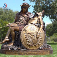Sculpture de jardin en bronze moderne pour la décoration de la maison