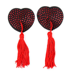 Cache-tétons sexy pour femmes, cache-tétons mini diamants en forme de cœur, cache-tétons fantaisie pour filles, opaque - Product Image 1