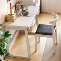 Bureau en bois massif, design 2026, avec tiroirs, idéal pour la maison et la chambre à coucher