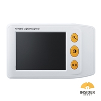 3.5 Inch Digital Magnifier with 3.5'' LCD Screen Low Vision Aid 2x-25x Zoom Video Magnifier