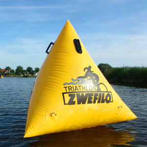 Boya inflable flotante de agua con logotipo personalizado para marcadores de carreras de agua - Product Image 1