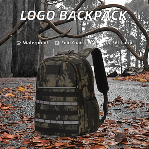 Custom Logo Camouflage Fishing Hiking <b>Backpack</b> National Style Internal <b>Frame</b> Waterproof 900D Polyester 36-56L Capacity - Product Image 2