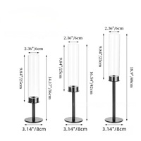 Centres de table cylindriques en verre doré coniques modernes et professionnels pour décorations de mariage et événements