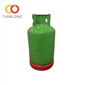 12kg / 12.5kg batı afrika LPG silindir boş gaz şişesi pişirme için vana ile cadılar bayramı çelik OEM düşük Lpg-12kg CN;ZHE 18bar