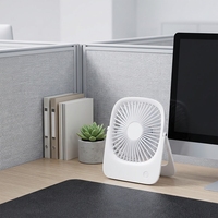 Ventilateur portable rechargeable, mini ventilateur pliable, moteur sans balais USB, batterie 1200 mAh, pour la maison et l'extérieur