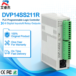 โมดูล IO รุ่นใหม่แท้ DVP14SS211R 24VDC 8 อินพุต/6 เอาท์พุต PLC Programmable Logic Controller DVP14SS211T PLC Controller มีสินค้าในสต็อก - Product Image 1