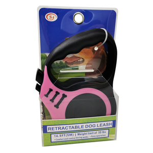 Venta al por mayor logotipo personalizado collares ajustables de alta resistencia accesorios para perros correa de plomo correa retráctil automática para mascotas - Product Image 4