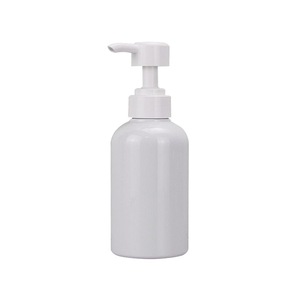Yuanmai Suye 300ml Transparent Pet Round Shoulder Bottle With Pump <b>Head</b> Empty Shampoo Shower Gel Container - Product Image 5