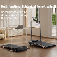 Tapis de marche pliable portable sous le bureau, tapis de course électrique avec écran LED, capacité 130 kg, équipement de sport électrique pour la maison